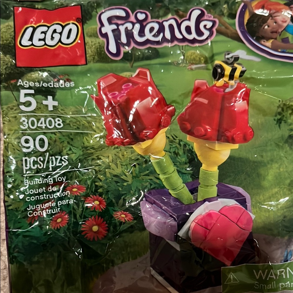 Lego Red and Green Building Blocks Set